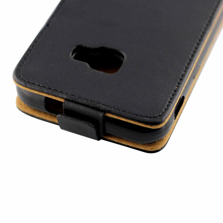 For Galaxy Xcover 4 / G390F Vertical Flip Business Style Leather Case Cover with Card Slot (Black)
