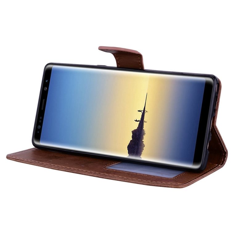 For Galaxy Note 8 Pressed Flowers Butterfly Love Pattern Horizontal Flip Leather Case with Holder & Card Slots & Wallet & Lanyard & Photo Frame