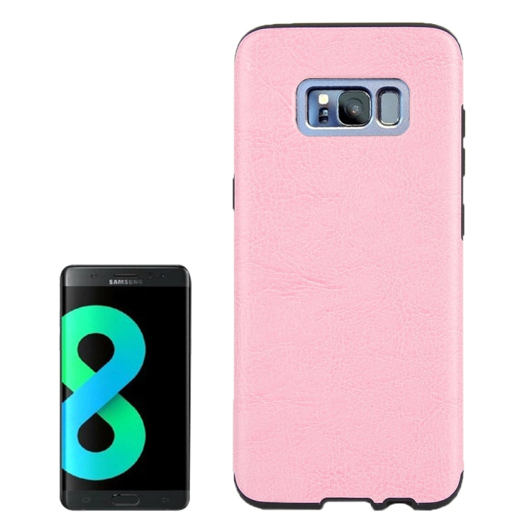 For Galaxy S8 + / G955 Crazy Horse Texture PU Leather Protection Back Cover Case