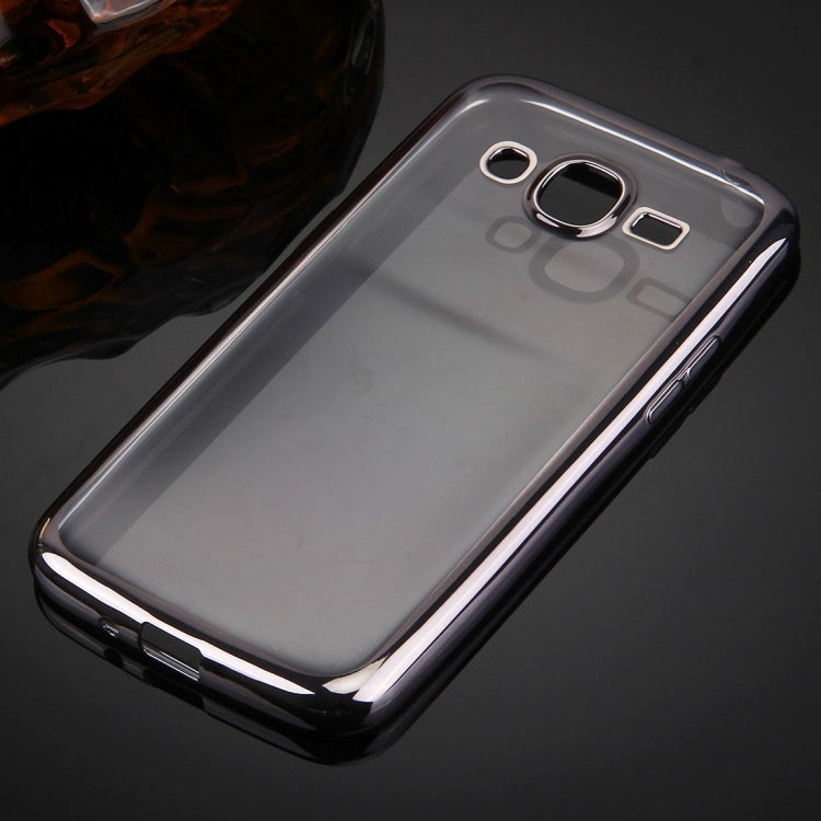 For Galaxy J2 (2016) / J210 Electroplating Transparent Soft TPU Protective Cover Case