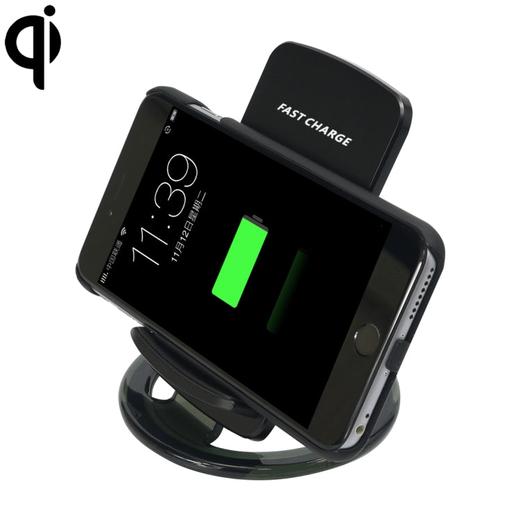 Q800 Output 5V 1.5A Qi Standard Vertical Fast Wireless Charger, Used in Support QI Sandard Phones, For iPhone, Galaxy, Huawei, Xiaomi, LG, HTC and Other Smart Phones
