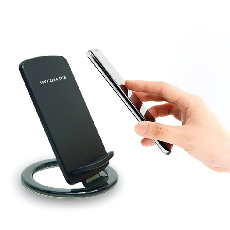 Q800 Output 5V 1.5A Qi Standard Vertical Fast Wireless Charger, Used in Support QI Sandard Phones, For iPhone, Galaxy, Huawei, Xiaomi, LG, HTC and Other Smart Phones
