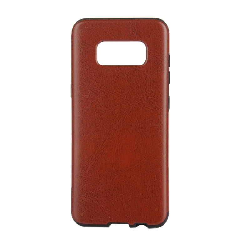 For Galaxy S8 Crazy Horse Texture PU Leather Protection Back Cover Case