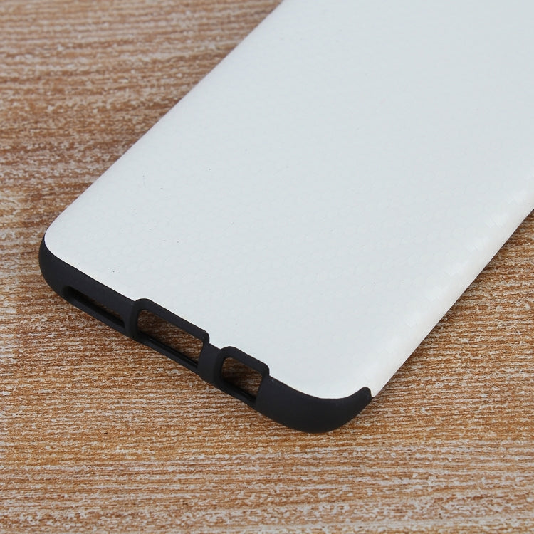For Galaxy S8 Carbon Fibre Texture PU Leather Protection Back Cover Case