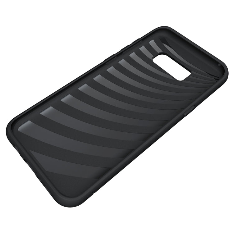 For Galaxy S8 Brushed Texture Separable PC + TPU Protective Combination Back Case with Holder & Card Slot