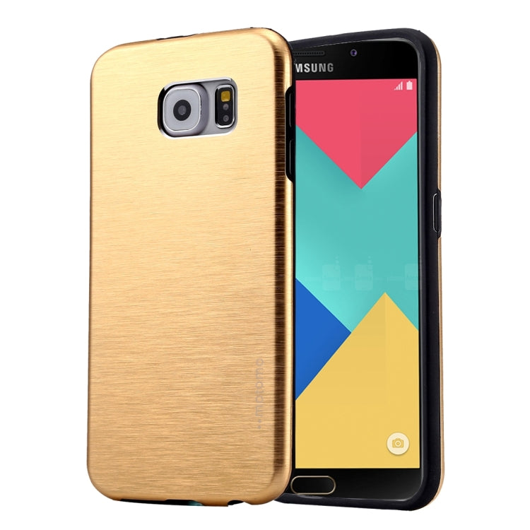 MOTOMO for Galaxy A9 (2016) / A900 Brushed Texture Metal + TPU Protective Case