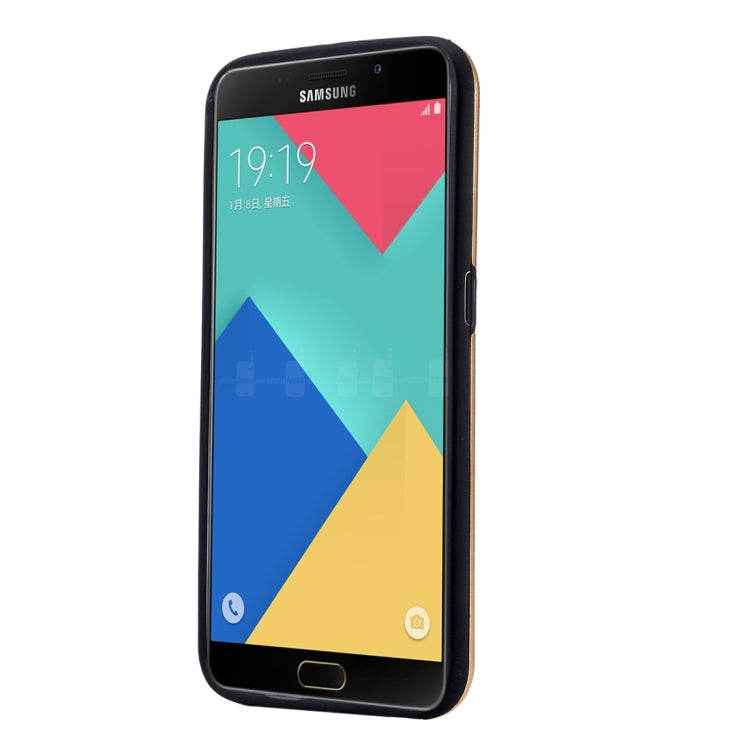 MOTOMO for Galaxy A9 (2016) / A900 Brushed Texture Metal + TPU Protective Case