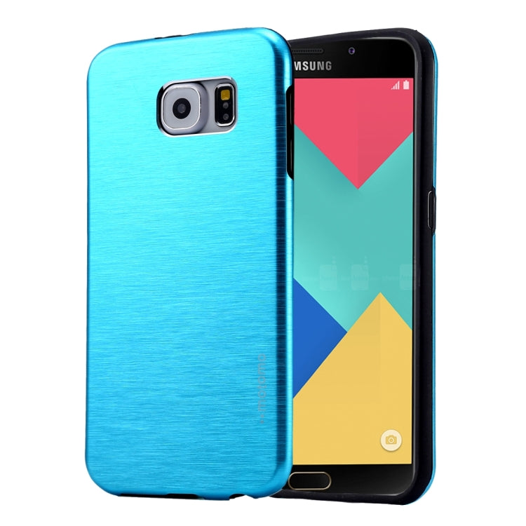 MOTOMO for Galaxy A9 (2016) / A900 Brushed Texture Metal + TPU Protective Case