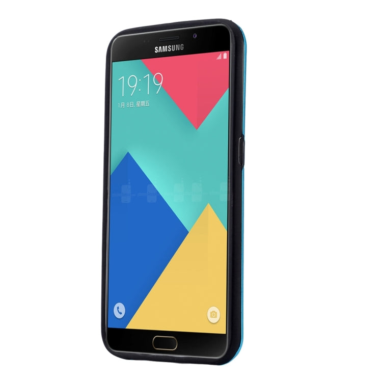 MOTOMO for Galaxy A9 (2016) / A900 Brushed Texture Metal + TPU Protective Case