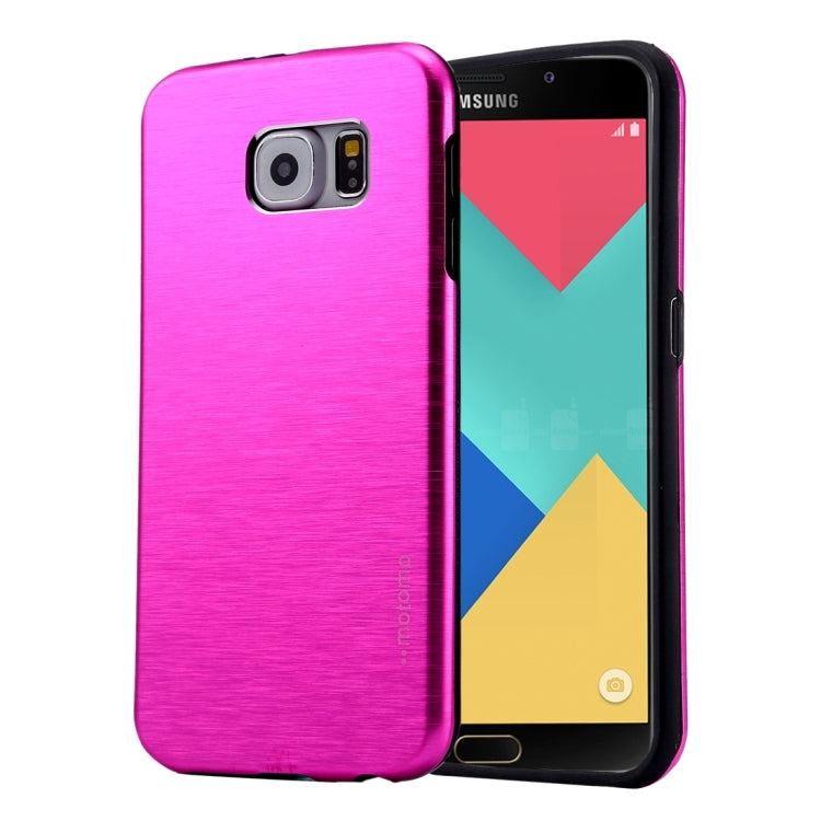 MOTOMO for Galaxy A9 (2016) / A900 Brushed Texture Metal + TPU Protective Case
