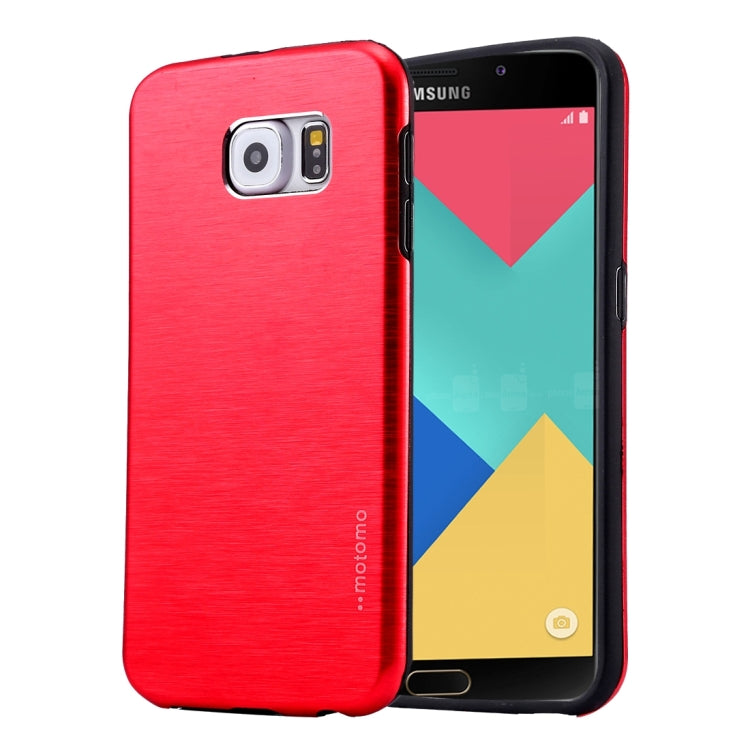 MOTOMO for Galaxy A9 (2016) / A900 Brushed Texture Metal + TPU Protective Case