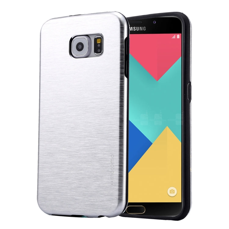 MOTOMO for Galaxy A9 (2016) / A900 Brushed Texture Metal + TPU Protective Case