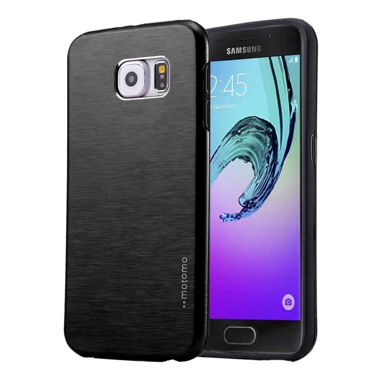 MOTOMO for Galaxy A3 (2016) / A310 Brushed Texture Metal + TPU Protective Case