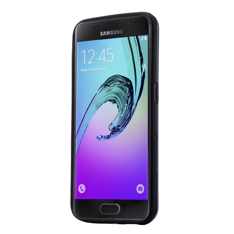 MOTOMO for Galaxy A3 (2016) / A310 Brushed Texture Metal + TPU Protective Case