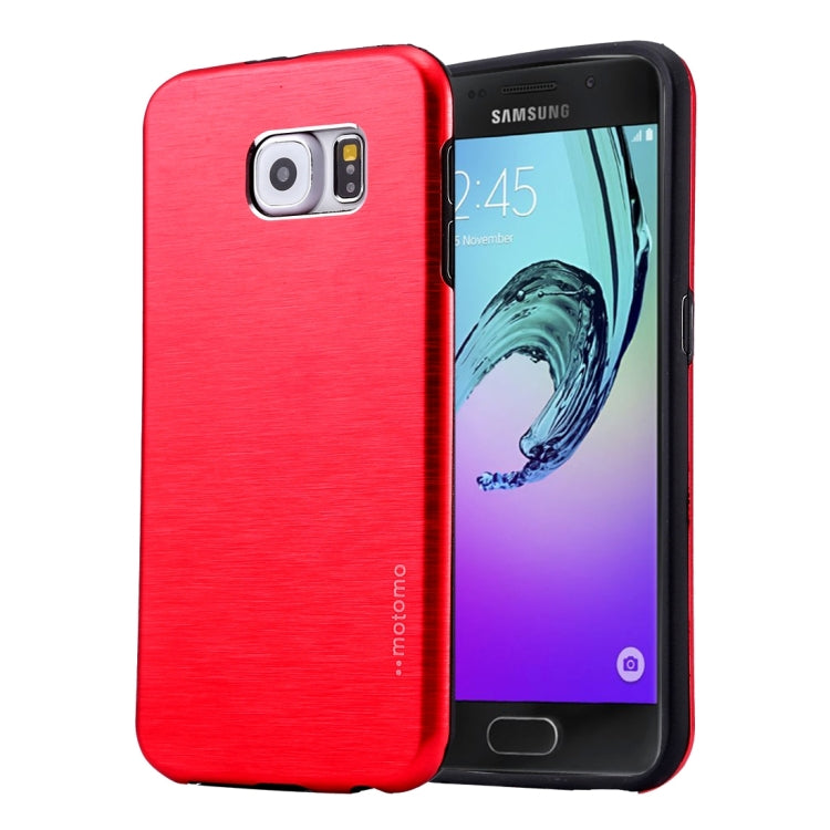 MOTOMO for Galaxy A3 (2016) / A310 Brushed Texture Metal + TPU Protective Case
