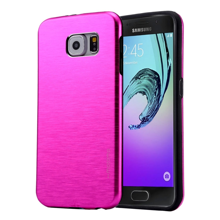 MOTOMO for Galaxy A5 (2016) / A510 Brushed Texture Metal + TPU Protective Case