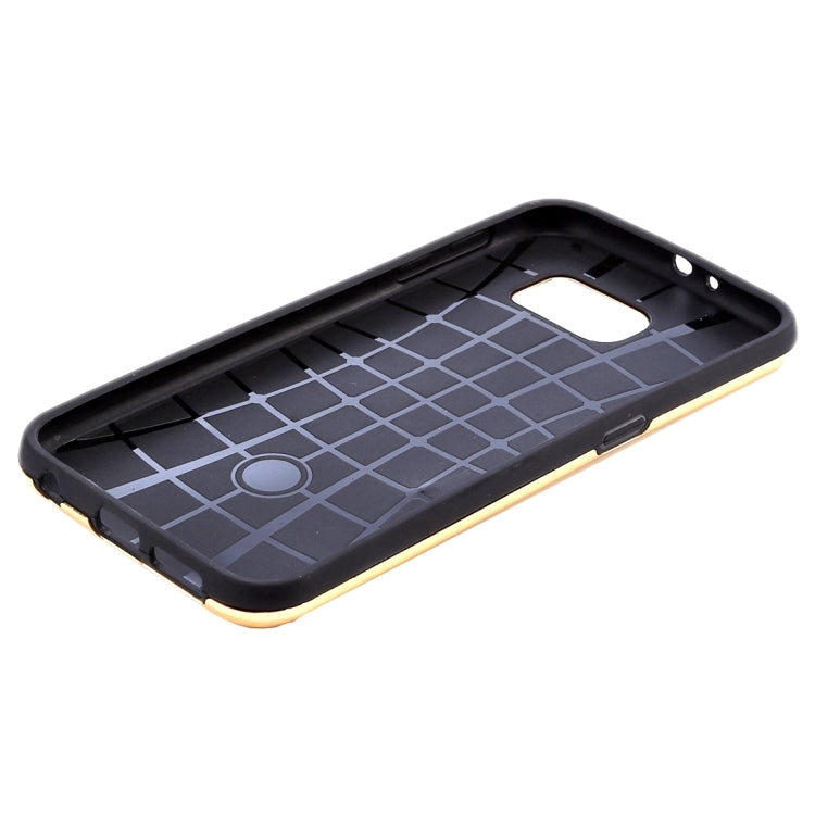 MOTOMO for Galaxy A7 (2016) / A710 Brushed Texture Metal + TPU Protective Case