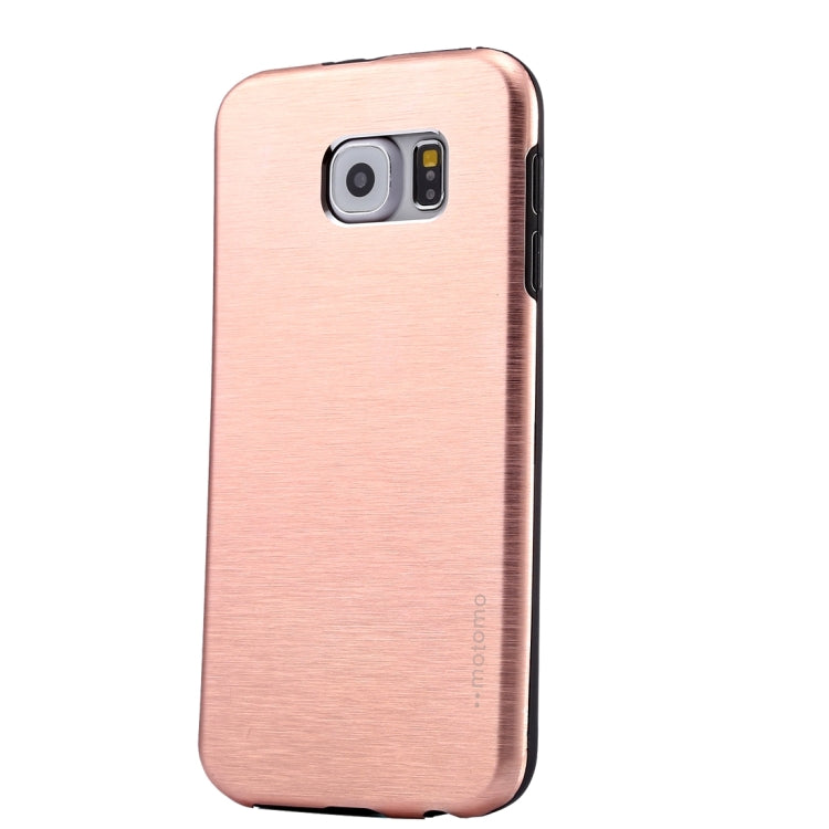 MOTOMO for Galaxy A7 (2016) / A710 Brushed Texture Metal + TPU Protective Case