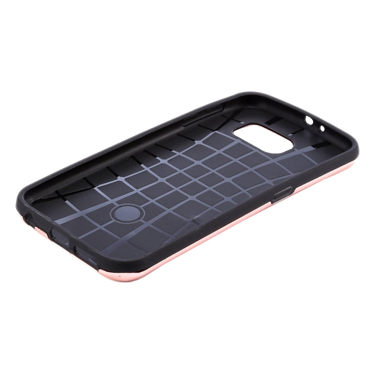 MOTOMO for Galaxy A7 (2016) / A710 Brushed Texture Metal + TPU Protective Case