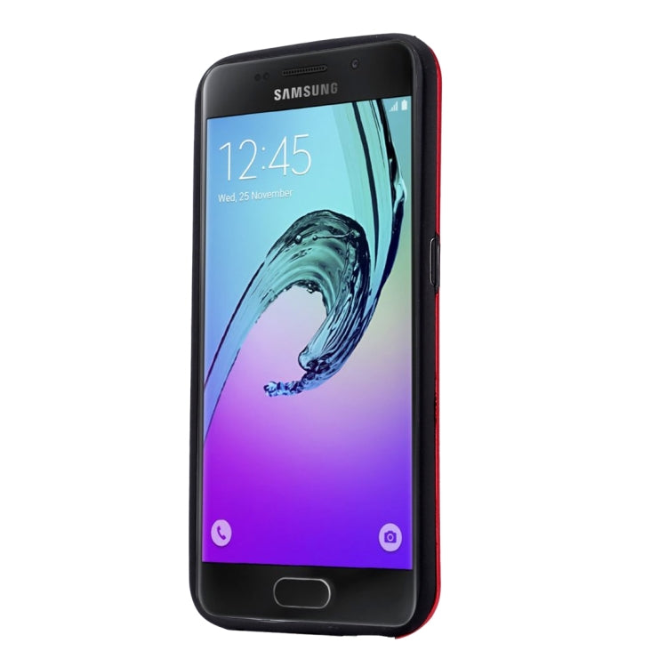 MOTOMO for Galaxy A7 (2016) / A710 Brushed Texture Metal + TPU Protective Case