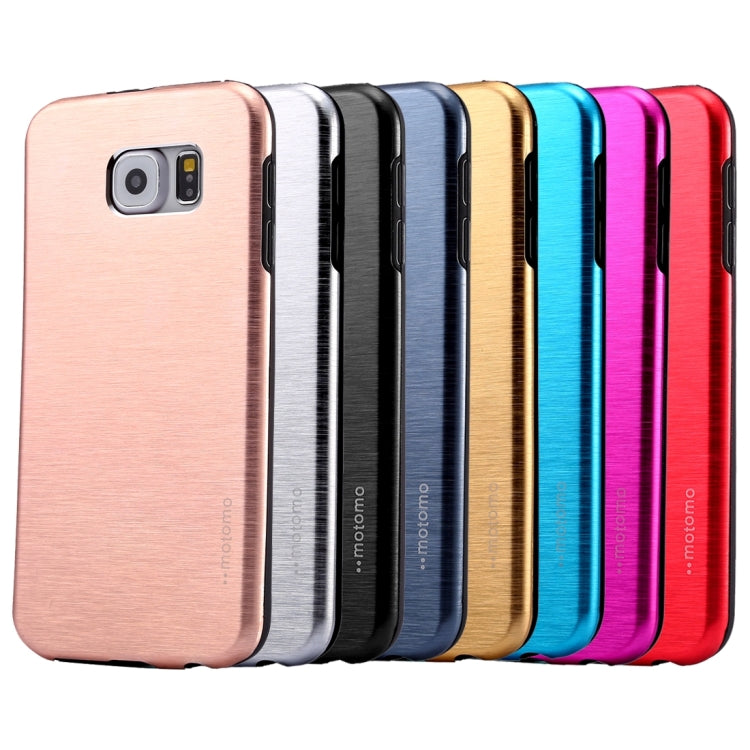 MOTOMO for Galaxy A7 (2016) / A710 Brushed Texture Metal + TPU Protective Case