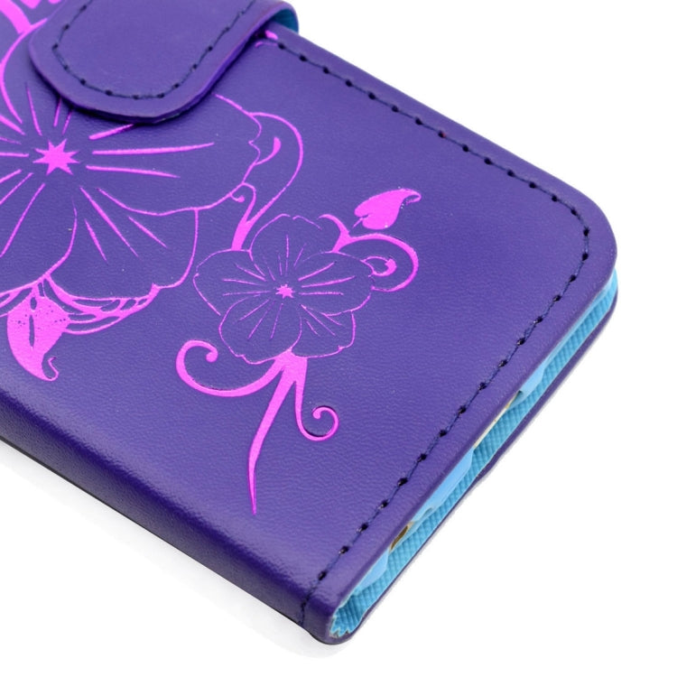 For Galaxy S7 / G930 Bronzing Butterfly Pattern Horizontal Flip PU Leather Case with Holder & Card Slots & Wallet