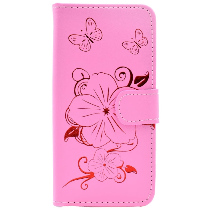 For Galaxy A3 (2016) / A310 Bronzing Butterfly Pattern Horizontal Flip PU Leather Case with Holder & Card Slots & Wallet