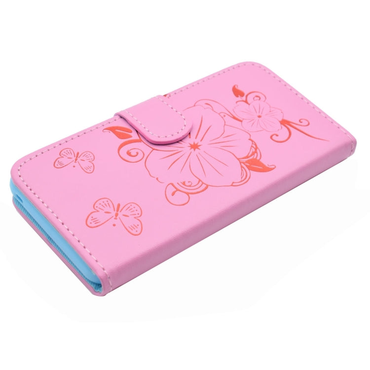 For Galaxy A3 (2016) / A310 Bronzing Butterfly Pattern Horizontal Flip PU Leather Case with Holder & Card Slots & Wallet