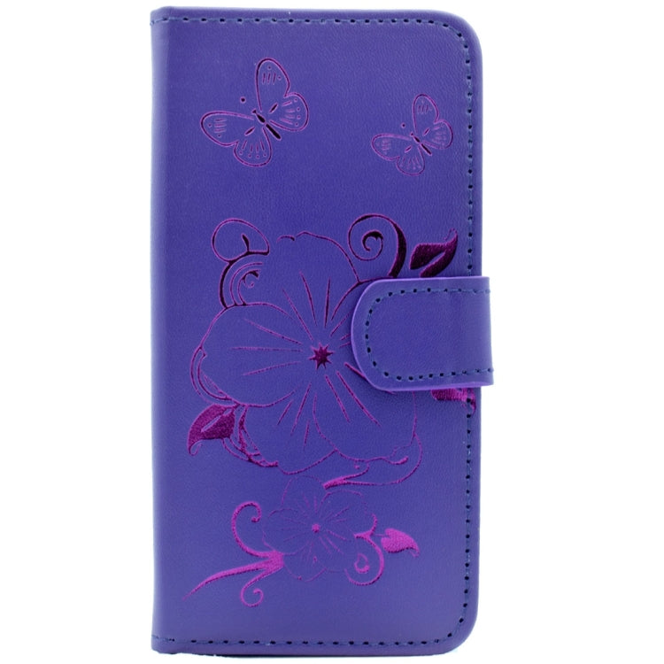 For Galaxy A5 (2016) / A510 Bronzing Butterfly Pattern Horizontal Flip PU Leather Case with Holder & Card Slots & Wallet