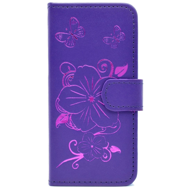For Galaxy Grand Prime / G530 Bronzing Butterfly Pattern Horizontal Flip PU Leather Case with Holder & Card Slots & Wallet