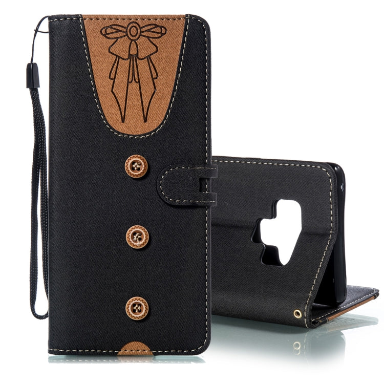 Splicing Embossed Female Style Horizontal Flip Leather Case for Galaxy Note9 , with Holder & Card Slots & Wallet & Lanyard
