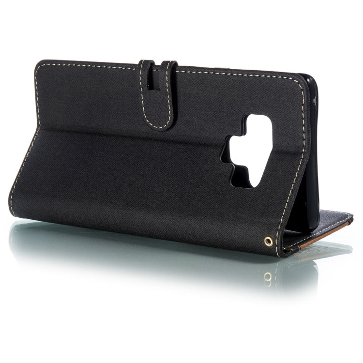 Splicing Embossed Female Style Horizontal Flip Leather Case for Galaxy Note9 , with Holder & Card Slots & Wallet & Lanyard