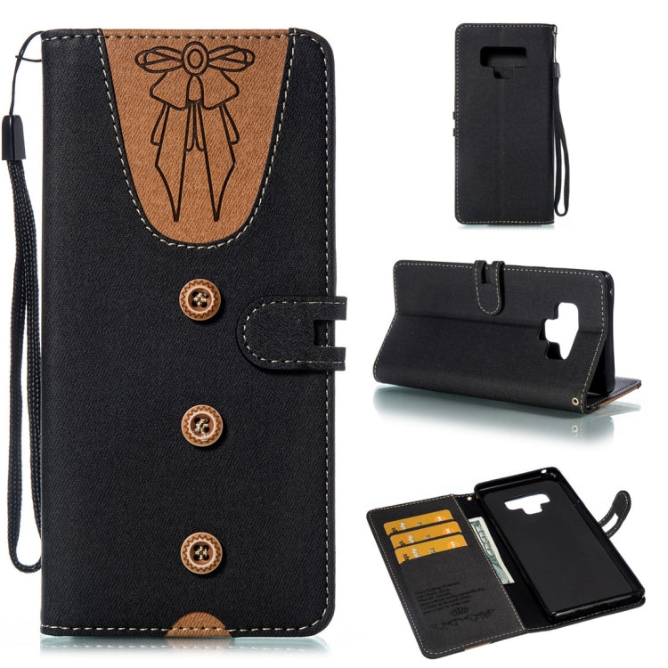 Splicing Embossed Female Style Horizontal Flip Leather Case for Galaxy Note9 , with Holder & Card Slots & Wallet & Lanyard