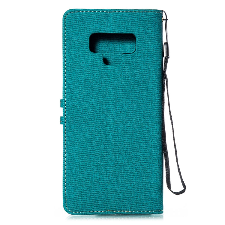 Splicing Embossed Female Style Horizontal Flip Leather Case for Galaxy Note9 , with Holder & Card Slots & Wallet & Lanyard