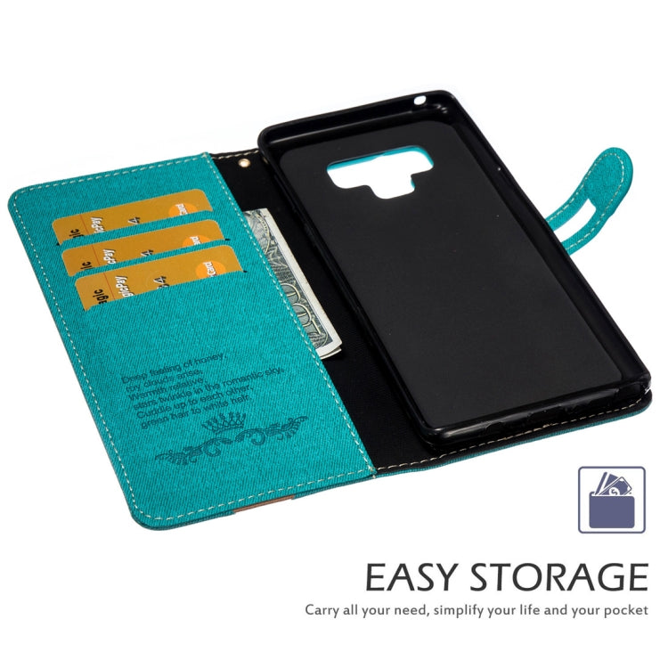 Splicing Embossed Female Style Horizontal Flip Leather Case for Galaxy Note9 , with Holder & Card Slots & Wallet & Lanyard