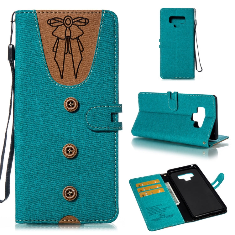Splicing Embossed Female Style Horizontal Flip Leather Case for Galaxy Note9 , with Holder & Card Slots & Wallet & Lanyard