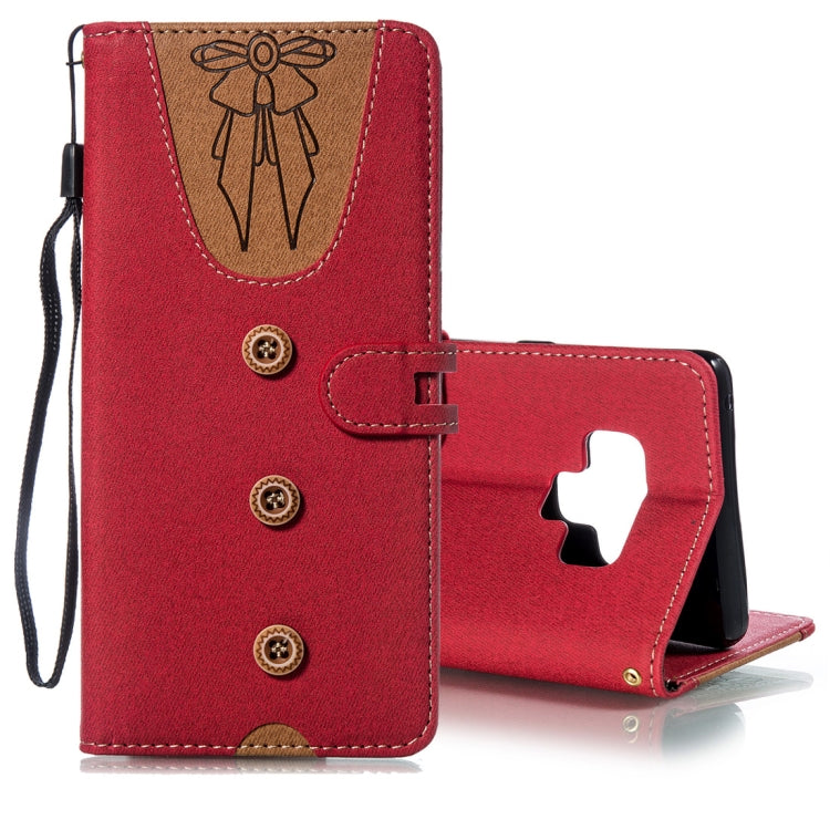 Splicing Embossed Female Style Horizontal Flip Leather Case for Galaxy Note9 , with Holder & Card Slots & Wallet & Lanyard