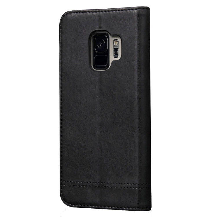 For Galaxy S9 Retro Crazy Horse Texture Casual Style with Absorption Horizontal Flip Leather Case with Holder & Card Slots & Wallet