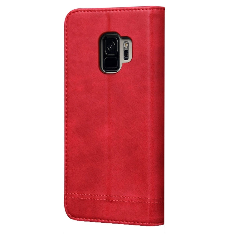 For Galaxy S9 Retro Crazy Horse Texture Casual Style with Absorption Horizontal Flip Leather Case with Holder & Card Slots & Wallet