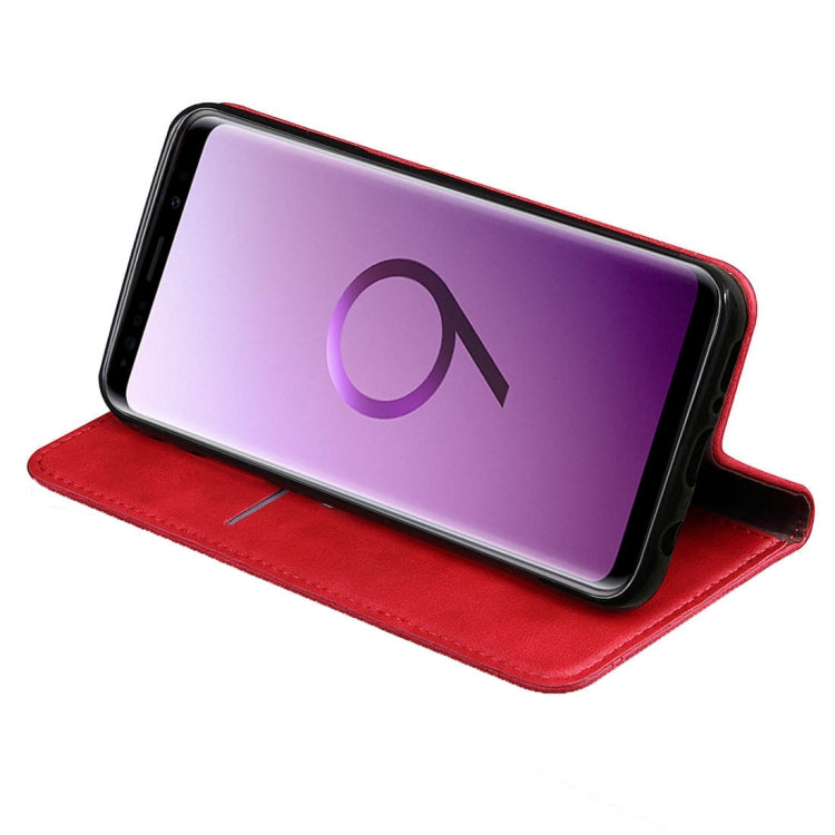 For Galaxy S9 Retro Crazy Horse Texture Casual Style with Absorption Horizontal Flip Leather Case with Holder & Card Slots & Wallet