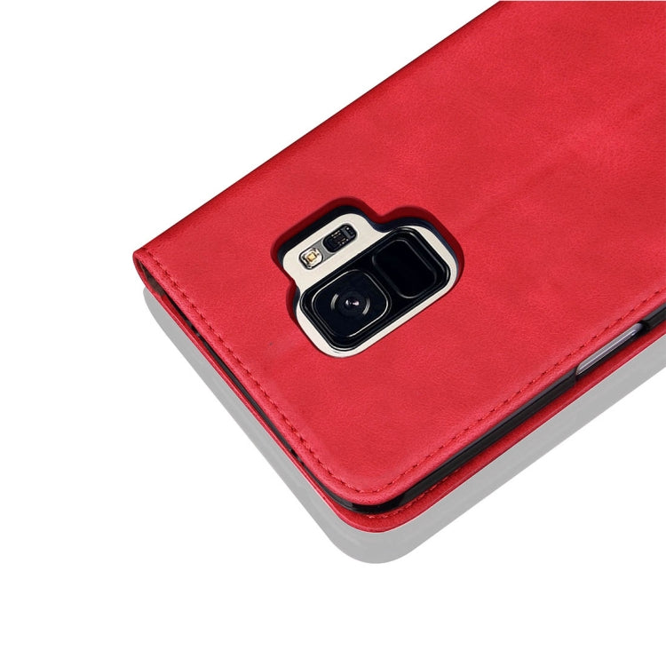 For Galaxy S9 Retro Crazy Horse Texture Casual Style with Absorption Horizontal Flip Leather Case with Holder & Card Slots & Wallet