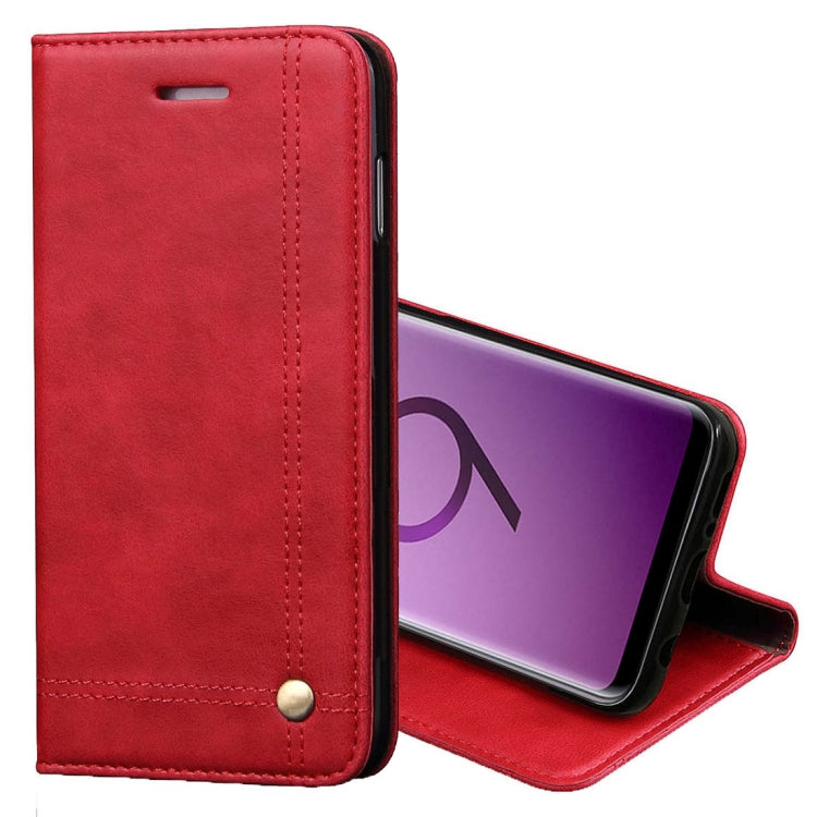 For Galaxy S9 Retro Crazy Horse Texture Casual Style with Absorption Horizontal Flip Leather Case with Holder & Card Slots & Wallet
