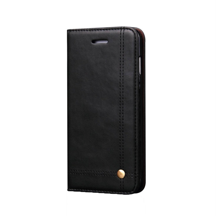 For Galaxy S9+ Retro Crazy Horse Texture Casual Style with Absorption Horizontal Flip Leather Case with Holder & Card Slots & Wallet(Black)