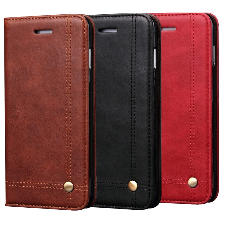 For Galaxy S9+ Retro Crazy Horse Texture Casual Style with Absorption Horizontal Flip Leather Case with Holder & Card Slots & Wallet(Black)