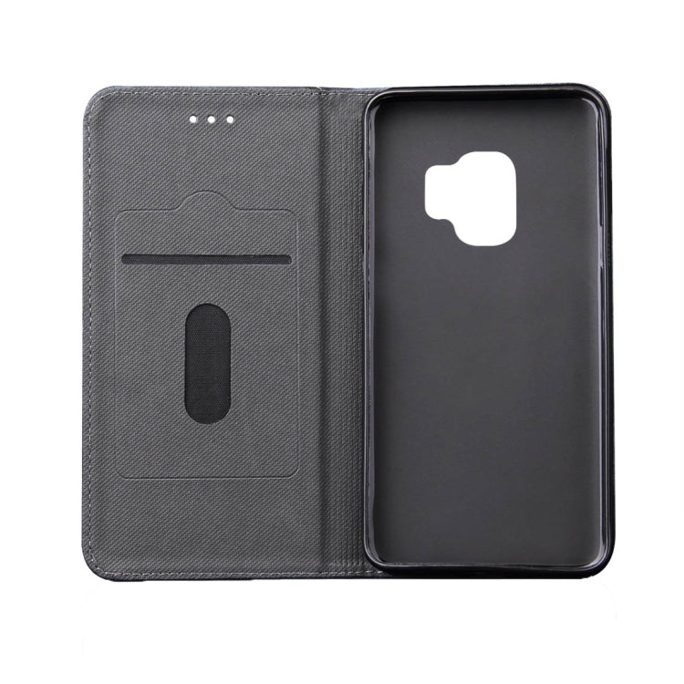 For Galaxy S9 Bronze Texture Casual Style with Absorption Horizontal Flip Leather Case with Holder & Card Slots(Brown)