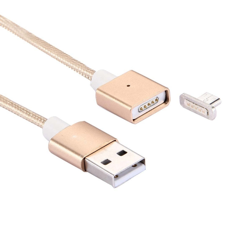 1m Weave Style 2A Magnetic Micro USB to USB 2.0 Data Sync Charging Cable, For Samsung, Xiaomi, Huawei, LG, HTC and Other Smartphone