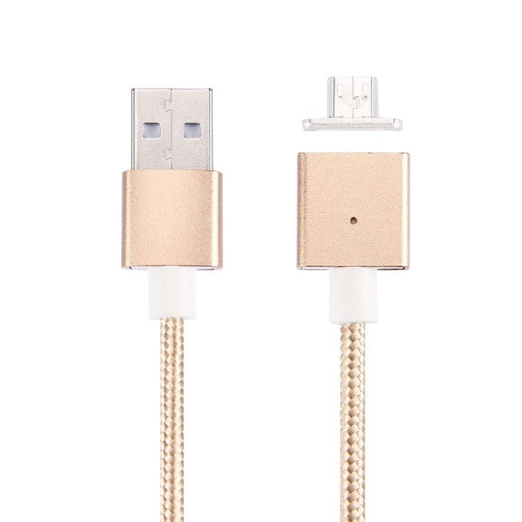 1m Weave Style 2A Magnetic Micro USB to USB 2.0 Data Sync Charging Cable, For Samsung, Xiaomi, Huawei, LG, HTC and Other Smartphone