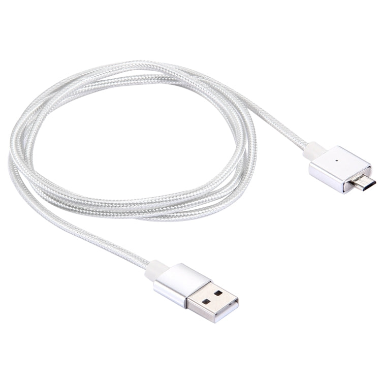 1m Weave Style 2A Magnetic Micro USB to USB 2.0 Data Sync Charging Cable, For Samsung, Xiaomi, Huawei, LG, HTC and Other Smartphone