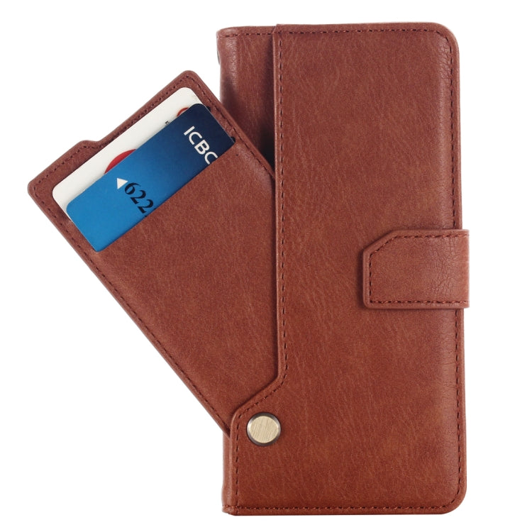 For Galaxy S9+ Retro Imitation Cowhide Texture Horizontal Flip Leather Case with Holder & Card Slots & Wallet(Brown)