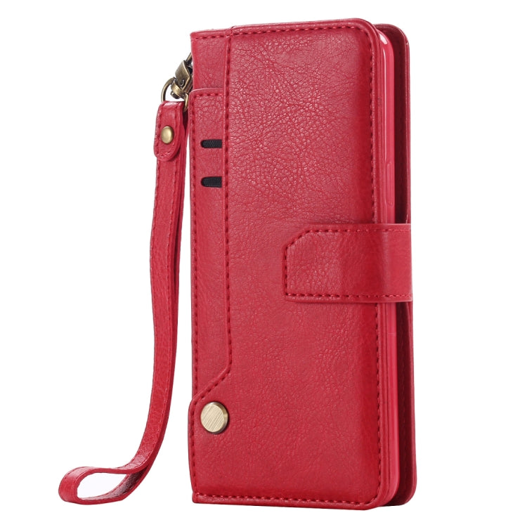 For Galaxy S9 Retro Imitation Cowhide Texture Horizontal Flip Leather Case with Holder & Card Slots & Wallet (Red)